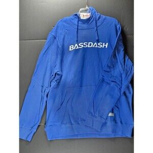 Bassdash Hooded Sweatshirt Long Sleeve. Size XL Blue............................